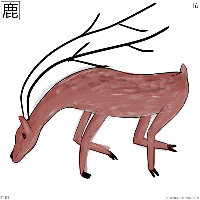 Kangxi Radical 198: 鹿lù Deer – SinisterKey.com