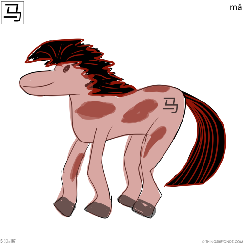 kangxi-radical-10-187-simplified-ma3-horse
